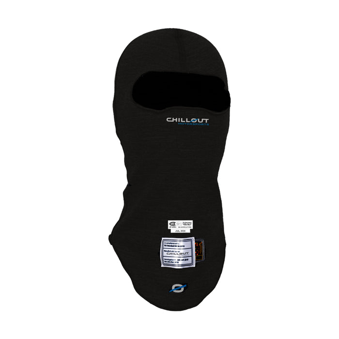 Chillout Motorsports Pro Sport Dual Layer Flame Resistant Balaclava with thermo-regulating tech for motorsport